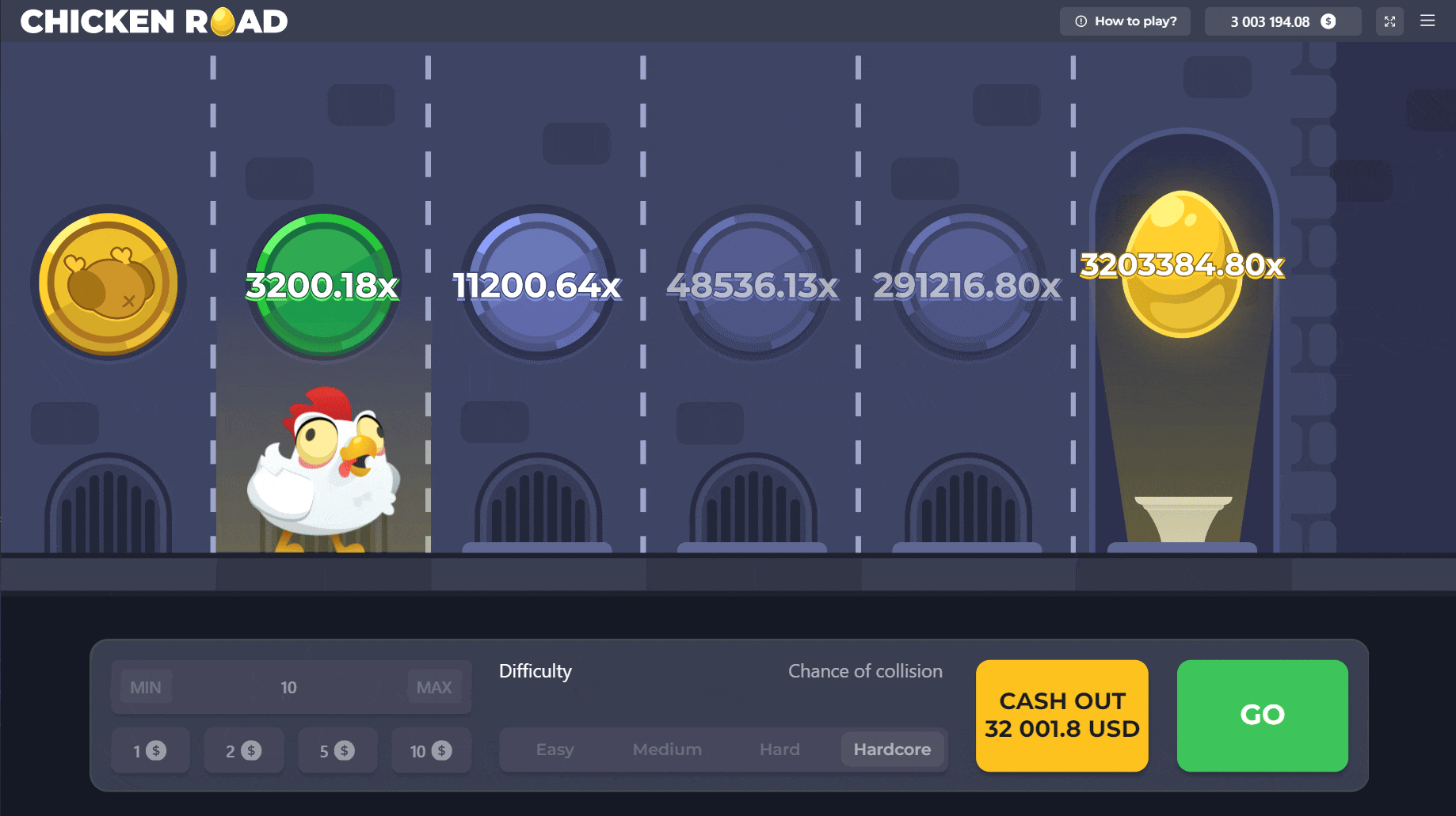 ChickenRoad oyun